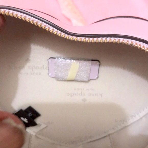 Kate Spade Studded Pearls Love Shack Heart Crossbody & Faux Pearl Cardholder NWT - Picture 10 of 12
